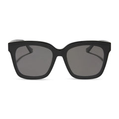 MEREDITH II - BLACK + GREY SUNGLASSES