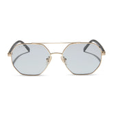 JOJO FLETCHER - JOELLE + GOLD + CHOCOLATE CRYSTAL + GREY TINT SUNGLASSES
