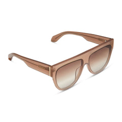 GEORGIE - WARM TAUPE + BROWN GRADIENT SUNGLASSES