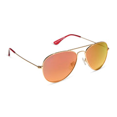CRUZ XS - GOLD + RED HOT SUMMER MIRROR + POLARIZED SUNGLASSES