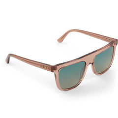 STEVIE - CAFÉ OLE + TURQUOISE SEA GRADIENT SUNGLASSES
