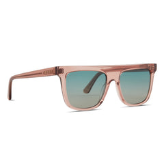 STEVIE - CAFÉ OLE + TURQUOISE SEA GRADIENT SUNGLASSES
