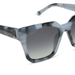 ARIANA - RETRO BLUE TORTOISE + GREY GRADIENT SUNGLASSES