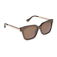 BELLA - MOSCOW MULE + BROWN W/ GOLD FLASH SUNGLASSES