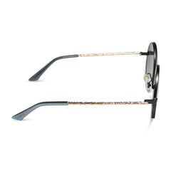 ELPHABA WIRE FRAMES - CLASSIC BLACK WIRE + EMERALD TINT GRADIENT SUNGLASSES