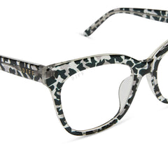 WINSTON - CLEAR LEOPARD + GLASSES