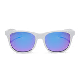 STORM - MATTE WHITE + PURPLE MIRROR + POLARIZED SUNGLASSES