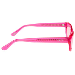 CLEO - PINK CRYSTAL + TRANSPARENT PINK SUNGLASSES