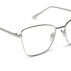 CONNIE - SILVER + GLASSES