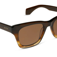DEAN - WHISKEY FADE + BROWN + POLARIZED SUNGLASSES