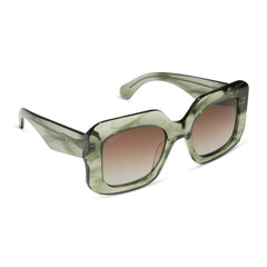 GIADA - COOL MATCHA + BROWN GRADIENT + POLARIZED SUNGLASSES