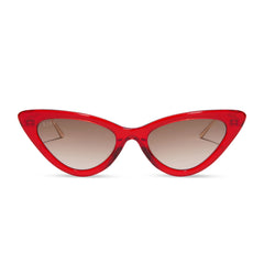 MINDY CAT EYE - ROUGE VOGUE + WARM BROWN GRADIENT SUNGLASSES