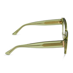 THAILAND - LIGHT GREEN CRYSTAL + GLASSES