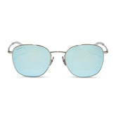 AXEL - SILVER + TURQUOISE ICE MIRROR SUNGLASSES