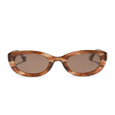 JOJO FLETCHER - RAYA + HORN TORTOISE + BROWN SUNGLASSES