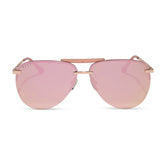TAHOE - ROSE GOLD + CHERRY BLOSSOM MIRROR SUNGLASSES