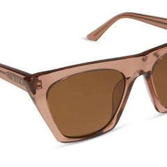 AVRIL - CAFE OLE + BROWN + POLARIZED SUNGLASSES