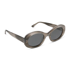 LAINEY - SMOKE MARBLE + GREY + POLARIZED SUNGLASSES