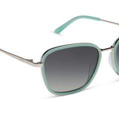 JENA SIMS - HOPE + BRONCO BLUE + GREY GRADIENT + POLARIZED SUNGLASSES