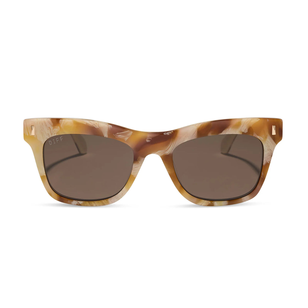BRADLEY - GILDED TORTOISE + COURTSIDE IVORY + BROWN SUNGLASSES