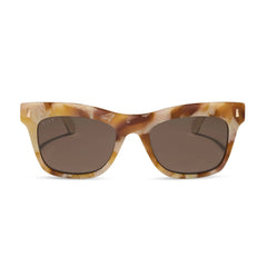 BRADLEY - GILDED TORTOISE + COURTSIDE IVORY + BROWN SUNGLASSES