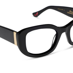 MIRANDA - BLACK + GLASSES
