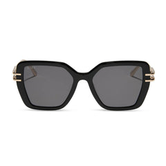DASHA - BLACK + GREY SUNGLASSES