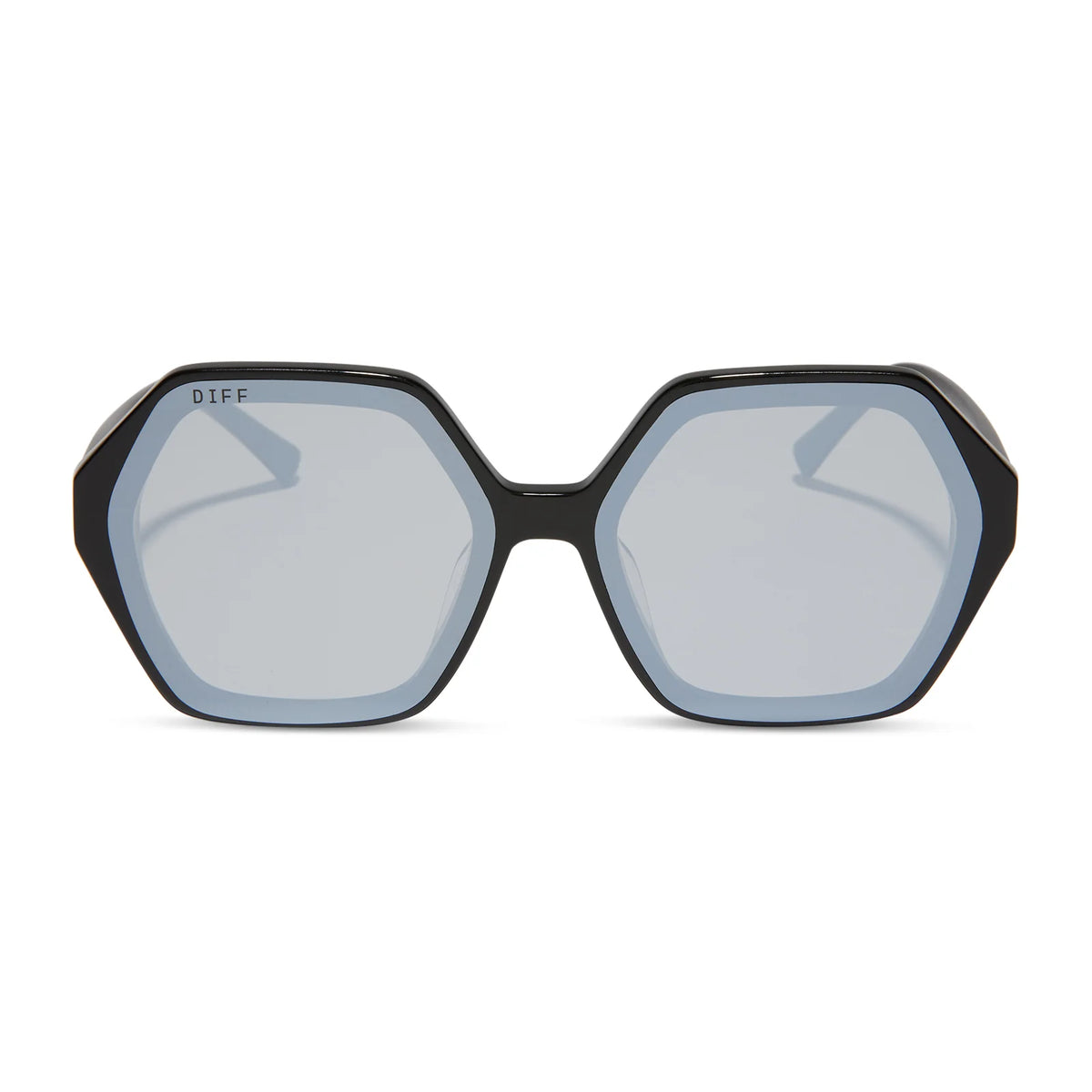 GIGI - BLACK + GREY FLASH SUNGLASSES