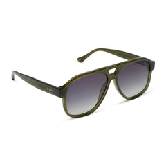JESSIE JAMES DECKER - NASH + MILKY OLIVE + GREY GRADIENT SUNGLASSES