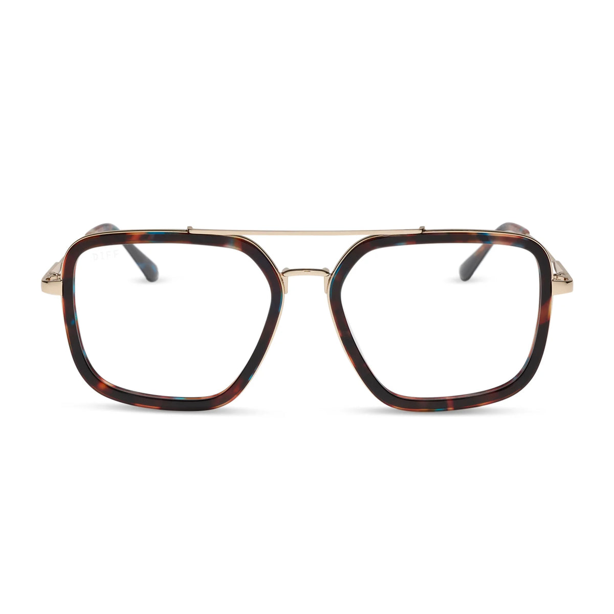 JORDAN - CONFETTI TORTOISE + BLUE LIGHT GLASSES