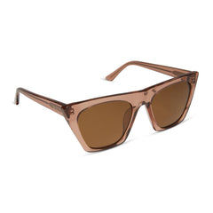 AVRIL - CAFE OLE + BROWN + POLARIZED SUNGLASSES