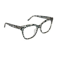 WINSTON - CLEAR LEOPARD + GLASSES