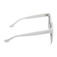 MEREDITH - WHITE CLOUD + GREY GRADIENT + POLARIZED SUNGLASSES