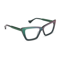 ELPHABA EMERALD - ENCHANTING EMERALD TO BLACK + GLASSES