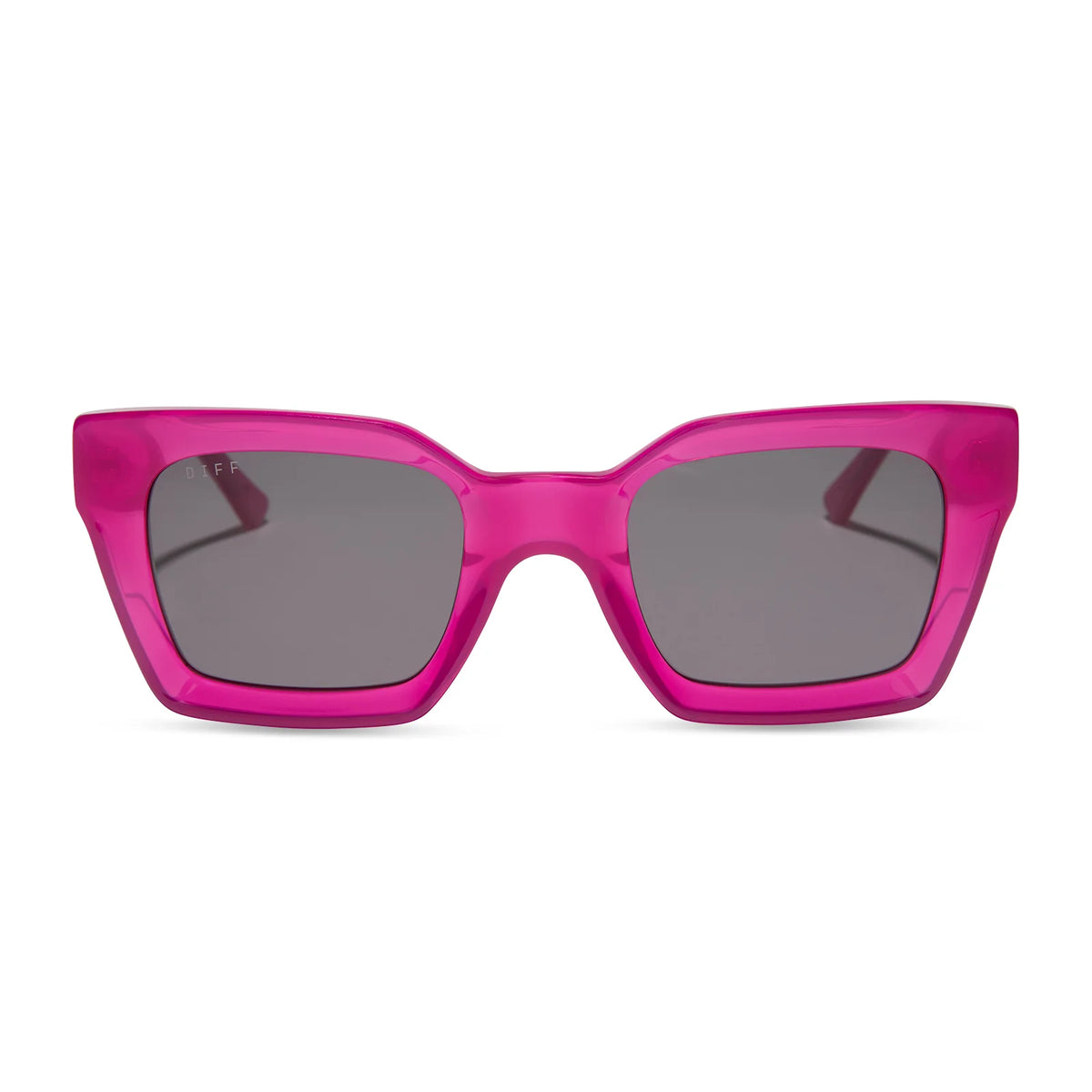 GREER - BRIGHT TULIP + GREY SUNGLASSES