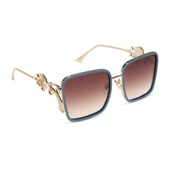 BELLE 2.0 - GOLD + ENCHANTING BLUE + BROWN GRADIENT + POLARIZED SUNGLASSES