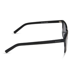 BILLIE - MATTE BLACK + BLUE GRADIENT FLASH + POLARIZED SUNGLASSES