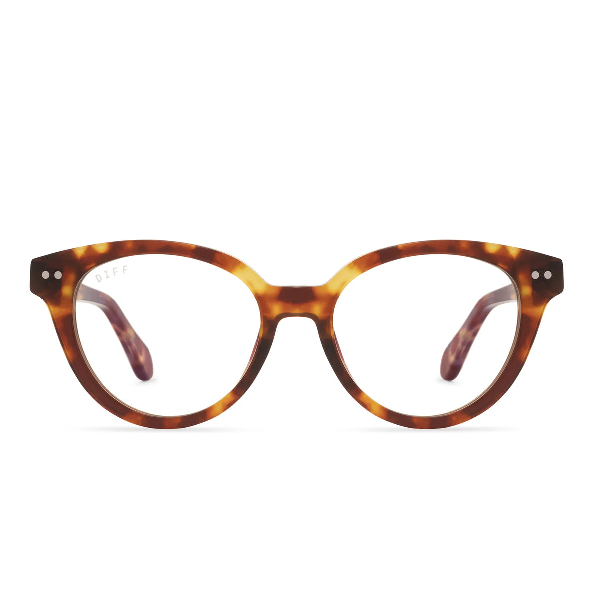 CARLY - AMBER TORTOISE + GLASSES