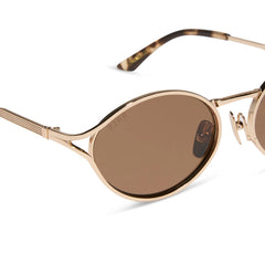 JESSIE JAMES DECKER - LIMONCELLO + GOLD + BROWN SUNGLASSES