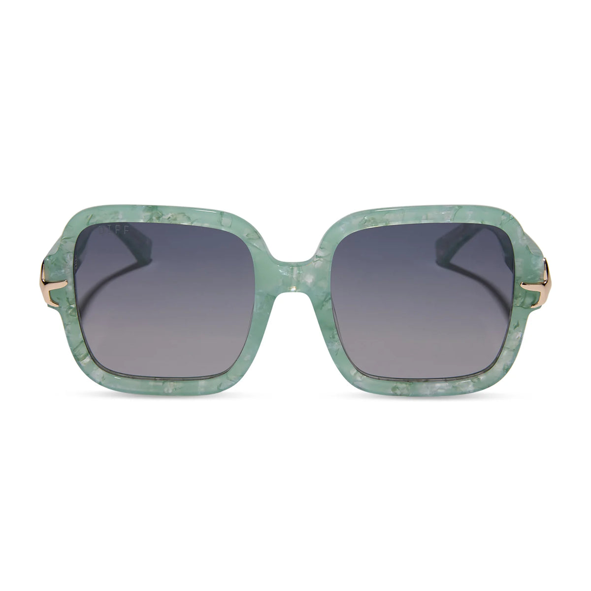 ARIEL - GREEN PEARL + LAVENDER GRADIENT + POLARIZED SUNGLASSES