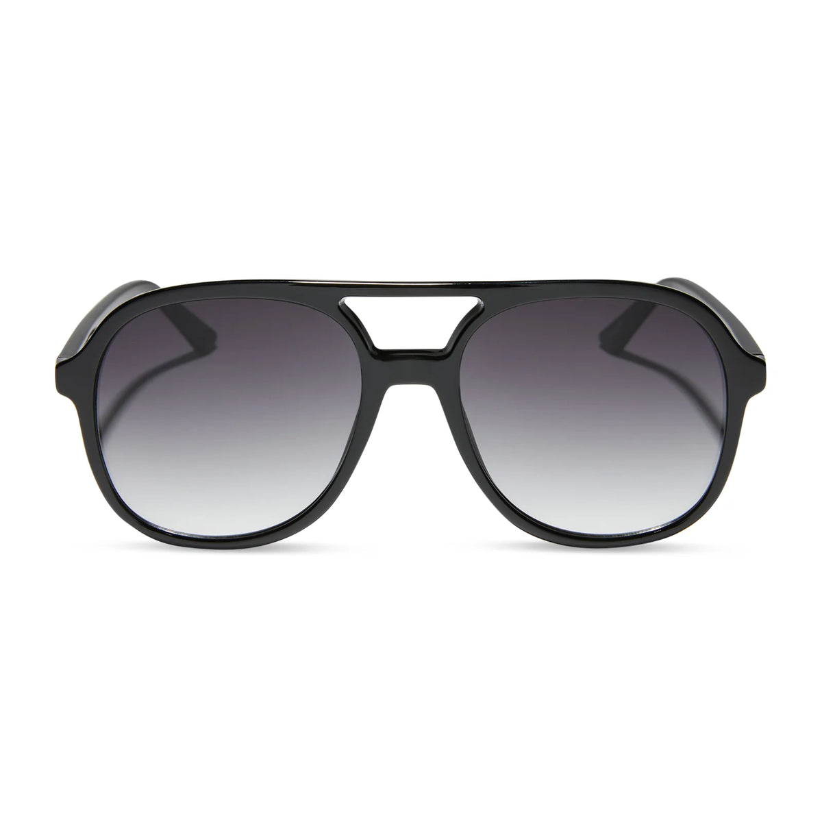 TEAGAN - BLACK + GREY GRADIENT SUNGLASSES