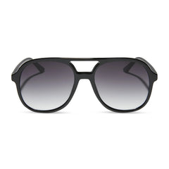TEAGAN - BLACK + GREY GRADIENT SUNGLASSES
