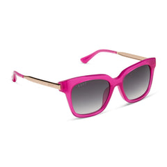 BELLA XS - BRIGHT TULIP + GOLD + GREY GRADIENT SUNGLASSES