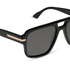 JULIEN NAVIGATOR - JET NOIR + SMOKE BLACK SUNGLASSES