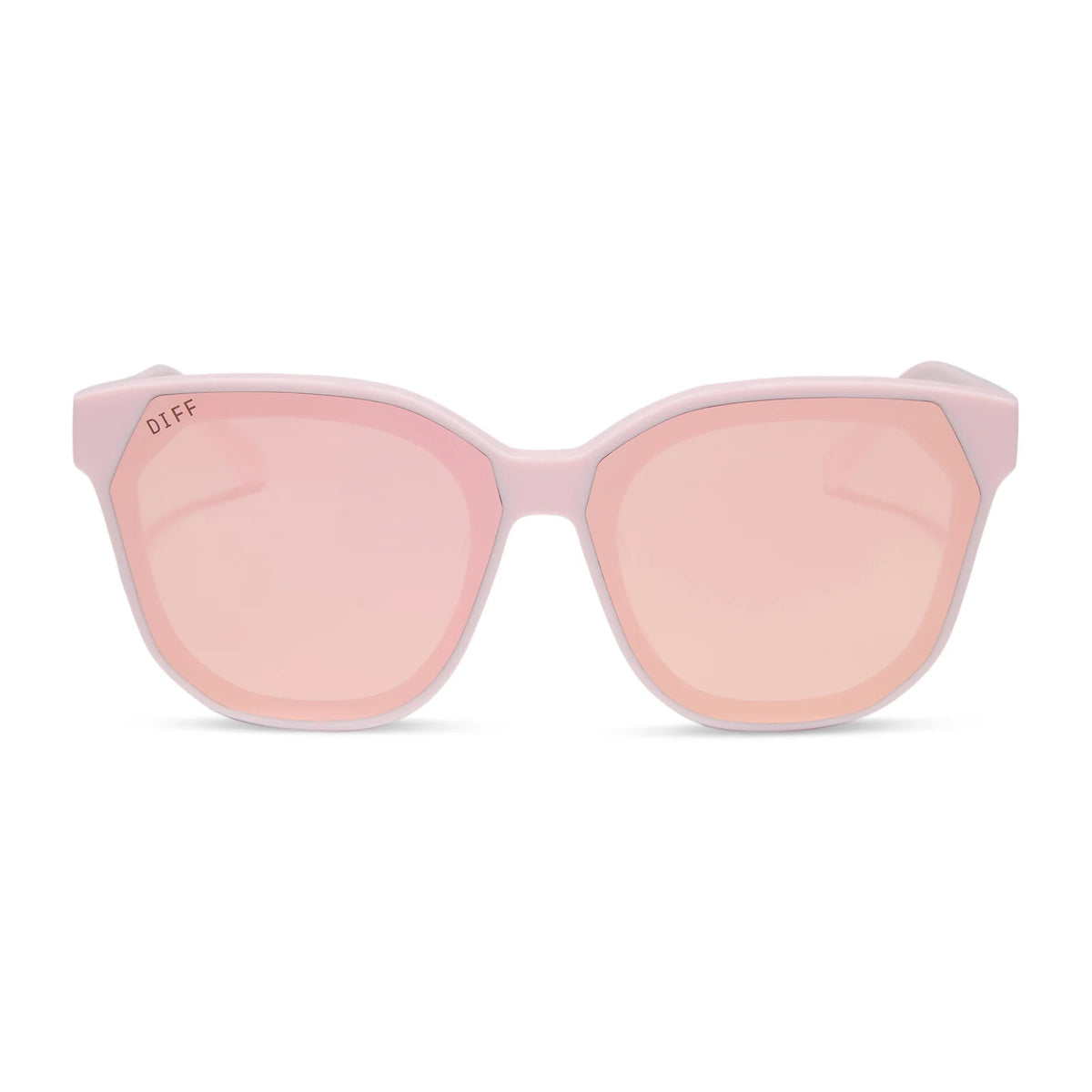 GIA - POWDER PINK + CHERRY BLOSSOM MIRROR SUNGLASSES