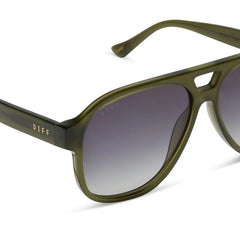 JESSIE JAMES DECKER - NASH + MILKY OLIVE + GREY GRADIENT SUNGLASSES