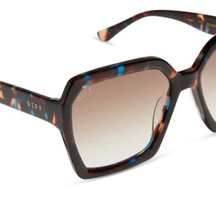 SLOANE - CONFETTI TORTOISE + BROWN GRADIENT SUNGLASSES