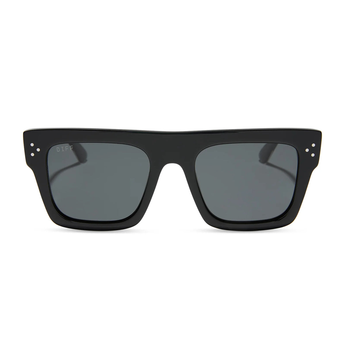 ROBERTS - BLACK + GREY + POLARIZED SUNGLASSES