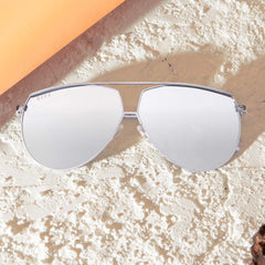 THE MANDALORIAN™ - RAZOR CREST™ GREY + SILVER MIRROR SUNGLASSES