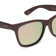 STORM - MATTE RUGBY RED + TAUPE MIRROR + POLARIZED SUNGLASSES